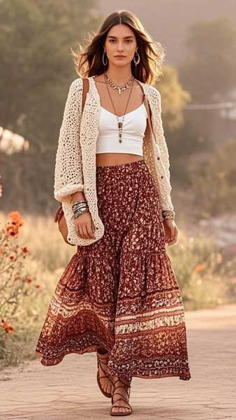 آیتم های زنانه در استایل بوهو