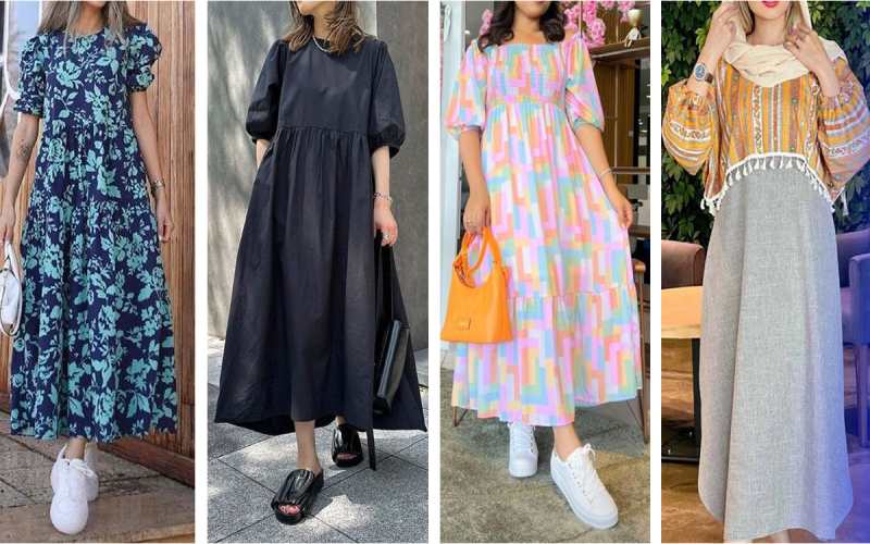 آموزش دوخت پیراهن ساحلی با الگوی ساده (آموزش خیاطی برای مبتدیان) 6 beach shirt 1