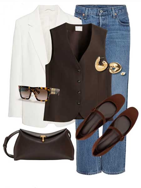 استایل با جلیقه