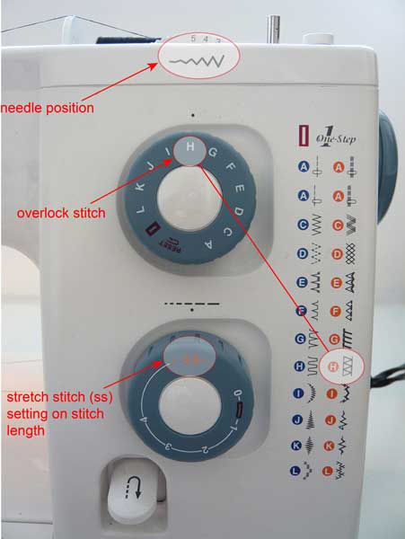 تنظیم درجه کشش نخ برای دوخت پارچه‌های کشی