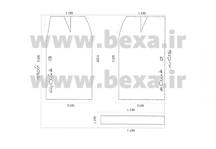 چیدمان الگوی دامن تنگ