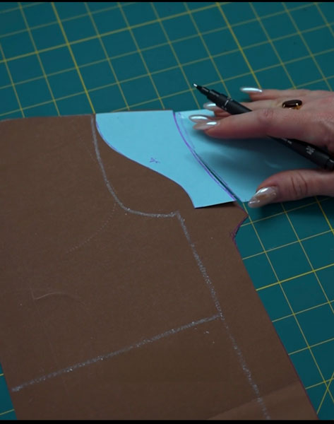 نکات رسم الگو و دوخت کت فری سایز 3 میزان آزادی لباس در کت فری سایز