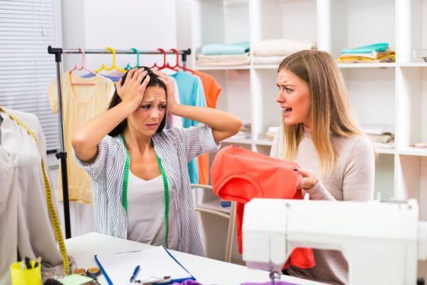 چرا لباس بعد از دوخت روی بدن خوب نمی‌ایستد؟