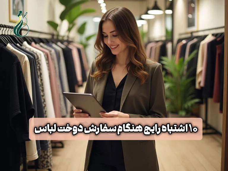 10 اشتباه رایج هنگام سفارش دوخت لباس که باعث نارضایتی مشتری میشود! 1 سفارش دوخت لباس